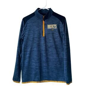 University of Toledo Rockets Lightweight Blue Long Sleeve 1/4 Zip Champion Small